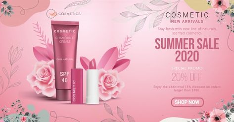 210+ Cosmetics Customizable Design Templates | PosterMyWall Skin Care Cover Photo Facebook, Cosmetics Banner Design, Beauty Cover Photo, Beauty Product Poster, Beauty Banner Design, Cosmetic Ads Design, Cover Facebook Design, Product Banner Design, Banner Cosmetic