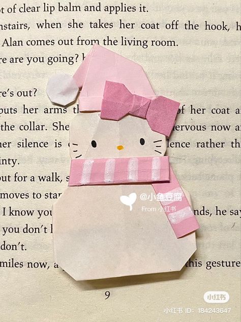 Sanrio Origami, Coquette Decoration, Coquette Diy, Karakter Sanrio, Hello Kitty Crafts, Charmmy Kitty, Instruções Origami, Hello Kitty Items, Easy Diy Art