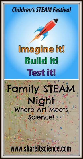 Stem Night Ideas, Stem Night Activities, Stem Family Night, Family Science Night, Steam Night, Stem Night, Art Advocacy, Space Stem, Steam Classroom