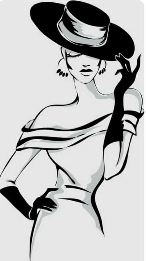 Mode Logo, Siluete Umane, Fashion Clipart, Hur Man Målar, Fashion Illustration Sketches, Clipart Black And White, Fashion Figures, Girl Clipart, Illustration Fashion Design