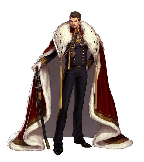 Male Human Wizard General - Pathfinder PFRPG DND D&D 3.5 5th ed d20 fantasy King Outfit Drawing Reference, King Poses Drawing, Mens Royal Outfit, King Outfit Reference, King Poses Reference, King Design Character, Regal Poses Drawing Reference, King Drawing Reference, King Outfit Drawing