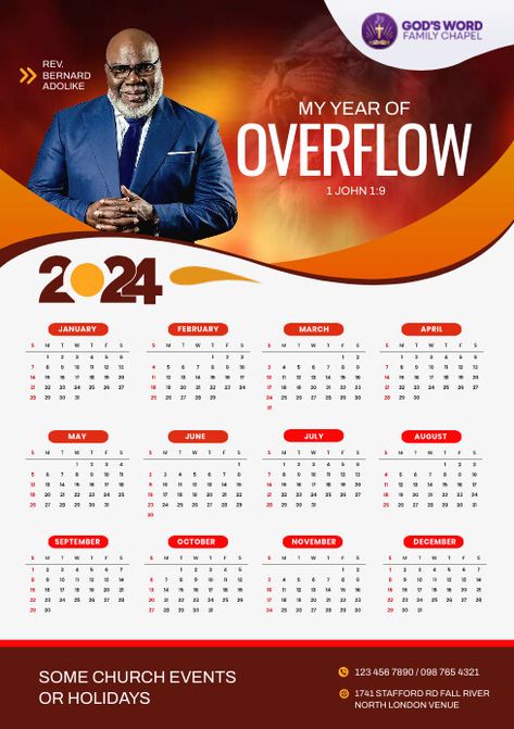 church calendar 2024 Flyer And Poster Design Template, Postermywall Church Posters, Church Calendar Design, Calender 2024 Designs, Calendrier Design, Church Poster Ideas, Calendar Design Ideas, Church Calendar, Free Flyer Design