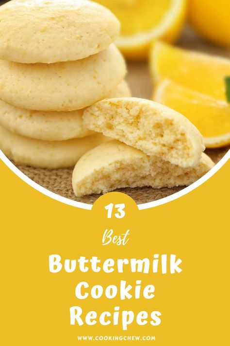 We've rounded up 13 of the most tempting buttermilk cookie recipes, covering everything from classic favorites to more unique twists. Cookies With Buttermilk In Them, Buttermilk Sugar Cookies Soft, Butter Flavor Crisco Sugar Cookie Recipe, Cookie Recipes With Buttermilk, Cookies Using Buttermilk, Sugar Cookie Recipe With Buttermilk, Cookies Made With Buttermilk, Buttermilk Cookies Recipe, Cookies With Buttermilk