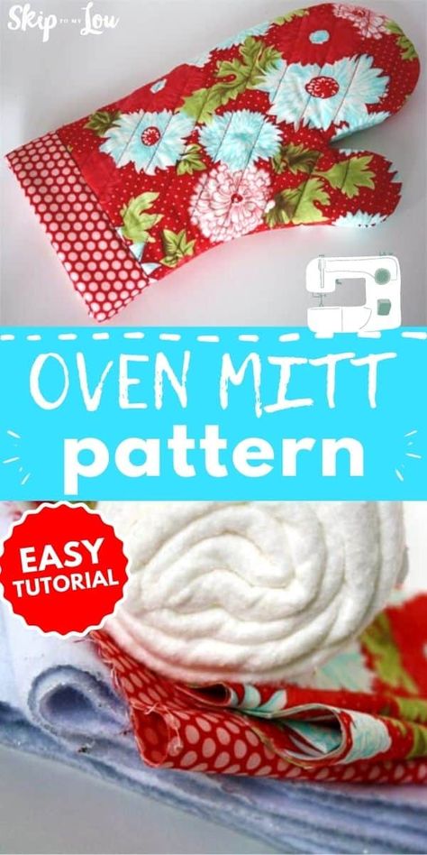 Oven Gloves Pattern, Oven Mitt Pattern, Oven Mittens, Sewing Machine Projects, Folded Fabric Ornaments, Potholder Patterns, Quilted Christmas Ornaments, Christmas Ornaments Diy, Beginner Sewing Projects Easy