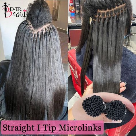 Hair Extensions For Black Women, Microlink Hair Extensions, Extensions For Black Women, Weave Hairstyles Braided, Wholesale Hair Extensions, Aliexpress Hair, I Tip Hair Extensions, Kinky Straight Hair, Natural Hair Extensions