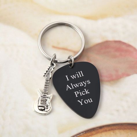 Guitar pick custom keychain Adina Core, Pick Guitar, Classy Living Room, Relationship Stuff, Guitar Pics, Cute Laptop Stickers, Maker Project, I Love My Girlfriend, Guitar Picks