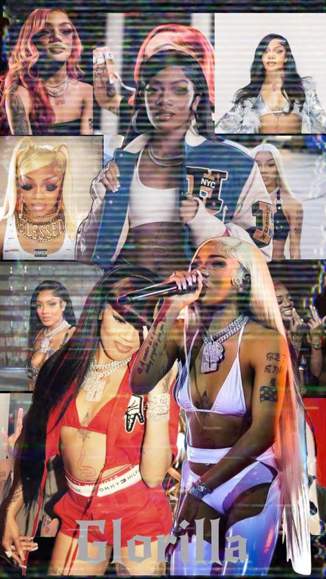 #glorilla #glo #rapper #wallpaper #music #fyp #fypshuffle Gorilla The Rapper, Glorilla Pimp Rapper Wallpaper, Glorilla Pimp Rapper, Glo Rilla, Gorilla Rapper, Gorilla Wallpaper, Nicki Minaj Wallpaper, Rapper Wallpaper, Pink Wallpaper Hello Kitty