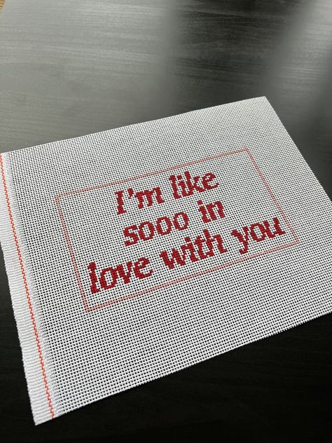 Needlepoint Projects, Needlepoint Designs, Needle Point, Needlepoint Canvases, Bedroom Aesthetic, Hopeless Romantic, Chicago Il, Design Inspo, Mantra