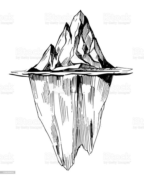 Iceberg Tattoo, Ice Berg, Cap Drawing, Tattoos And Piercings, Illustration Art, How To Draw Hands, Abstract Artwork, Google Search, Media