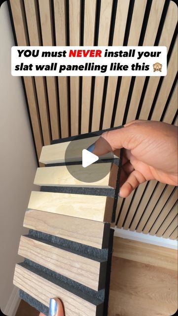 E Okodaso - Vee |Home Decor || DIY Home Projects || Gardening on Instagram: "🚀 THE ULTIMATE WALL SLAT PANELLING TIP 🚀

If you are thinking of installing wall slat panelling in your home anytime soon or even later in the future, this video is for you 👌🏾

This tip will come in handy if you like DIY home interior design and would love to give wall slat panelling a go. Check out my other video for my wall slat panelling installation guide 🚀

Wall slat panelling is a perfect wall to feature wall in your home; you could do a full height panelling, half wall or three quarter wall panelling just like what I have installed in my home office 💕

Let me know if you have any questions below

👌🏾SHARE this video with someone thinking of installing wall slat panelling 
🚀SAVE this video to refer b Slat Wall Installation, Wall Panelling Half Height, Panelling Half Wall, Slat Wall Bathroom, Full Wall Paneling, Diy Panelling Walls, Half Wall Paneling Ideas, Slat Wall Ideas, Slat Panelling