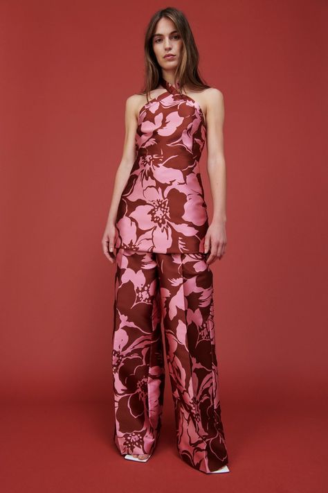 Tanya Taylor Resort 2024 Fashion Show | Vogue Resort 2024 Collection, Resort 2024, Tanya Taylor, Womenswear Fashion, Maxi Styles, Floral Fashion, Print Trends, Create Outfits, Fashion Show Collection