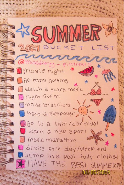 Beach Bucket List Ideas, Summer Bucket List 2024 Poster Board, Summer Bucket List 2024 Aesthetic, Summer 2024 Bucket List, Summer Bucket List Poster, Summer Bucket List 2024, Summer Bucket List Aesthetic, Summer List Ideas, Summer Boards