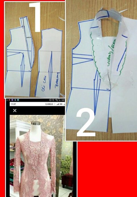 30 Pola Desain Baju Batik- Seorang desainer pasti mempunyai skill untuk membuat desain baju. Dalam pembuatan desain baju seorang desainer biasanya mendapatkan pandangan baru dan referensi dari beragam hal. Berbagai inspirasi kreatif itu pun disalurkan ke dalam pakaian yang akan mereka rancang hingga lahirlah suatu karya yang mengundang ketakjuban.Menjadi desainer memang merupakan pekerjaan yang menarik apalagi perkembangan fashion terus-menerus berkembang. Perkembangan fashion yang cepat malahan Kebaya Pattern Sewing, Pola Kutu Baru, Pola Kebaya Kutubaru, Pola Top, Pola Korset, Pola Kebaya, Corak Krusye, Kebaya Lace, Suit Sewing Patterns