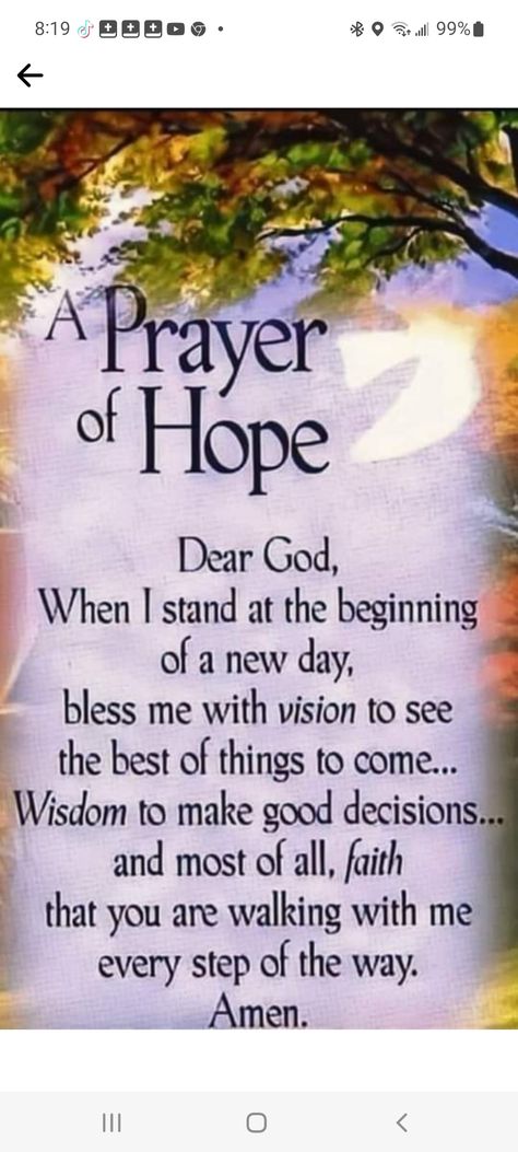 Prayer Of Hope, Christian Thoughts, Powerful Morning Prayer, Prayer For My Family, Card Verses, Prayers For Hope, Prayer For Guidance, God Things, Good Morning Spiritual Quotes