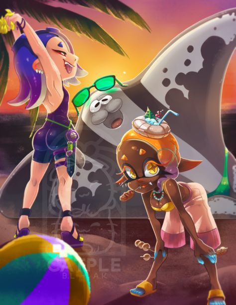 Splatoon Games, Splatoon Memes, Splatoon 2 Art, Nintendo Fan Art, Splatoon Comics, Third Person Shooter, Squid Games, Disney Fan Art, Splatoon