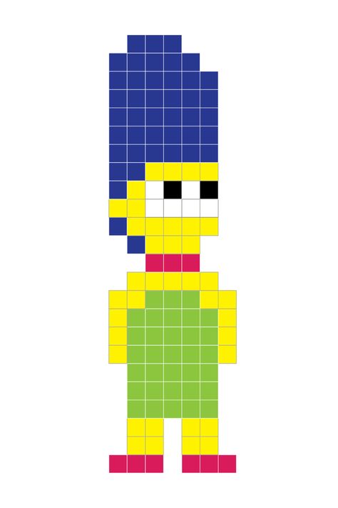 Pixel Cartoon Characters, Cute Pixel Art Ideas, Pixel Art Cartoon Characters, What To Craft, Cute Pixel Art Aesthetic, Easy Pixel Art Ideas, Pixel Art Cartoon, Pixel Cartoon, Pixel Art Easy