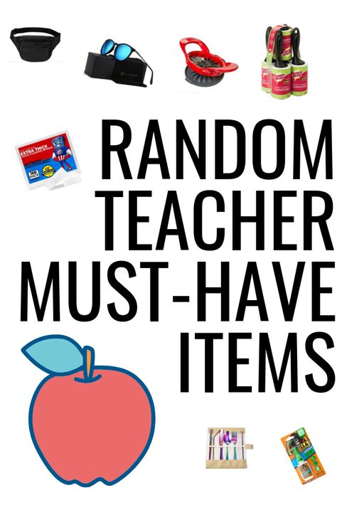 Preschool Teacher Essentials, 1st Year Teacher Must Haves, Preschool Teacher Must Haves, Teacher Must Haves Elementary, Teacher Bag Essentials, New Teacher Must Haves, Teachers Essentials, Substitute Teacher Bag, Teacher Care Package