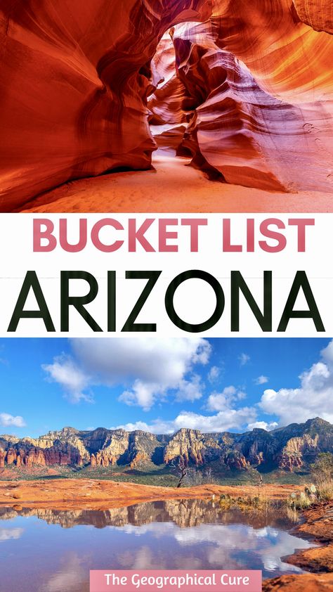 Arizona Bucket List, Arizona Attractions, Grand Canyon Vacation, Arizona Travel Guide, Arizona Mountains, Arizona City, Arizona Adventure, Arizona Vacation, Visit Arizona