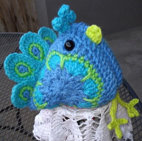 (3) Granny Square Chicken Club | Groups | Facebook Peacock Granny Square Patterns, Crochet Chicken Ornament, Crochet Chicken Granny Square, Crochet Granny Square Animals, Crochet Granny Square Chicken, Granny Square Chicken Free Pattern, Granny Square Chicken Pattern, Granny Square Chicken, Granny Square Amigurumi