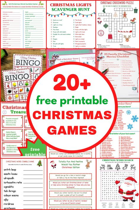 Christmas Games For Adults Printables Free, Christmas Games For Family Of 4, Christmas Eve Printables Free, Holiday Printable Games, Christmas Games For Adults Holiday Parties Free Printable, Free Adult Christmas Games, Christmas Word Games For Adults, Christmas Categories Game, Christmas Printable Games For Kids