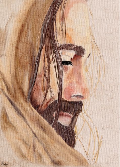 Christian Easter Art, Christian Art Painting, Paintings Of Christ, Procreate Painting, Easter Drawings, Easter Paintings, Jesus Wall Art, Jesus Is Risen, Jesus Drawings