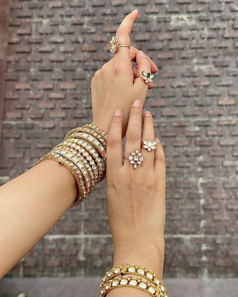 Add a touch of timeless elegance to your wrists with our exquisite Kundan bangles. Perfect for every occasion, these bangles are a blend of tradition and style. How would you wear yours? ✨ #RaasRaaseshwari #KundanBeauty #TimelessElegance Kundan Bangles, Bridal Lehenga, Lehenga, Timeless Elegance, Bangles, How To Wear, Beauty, Quick Saves