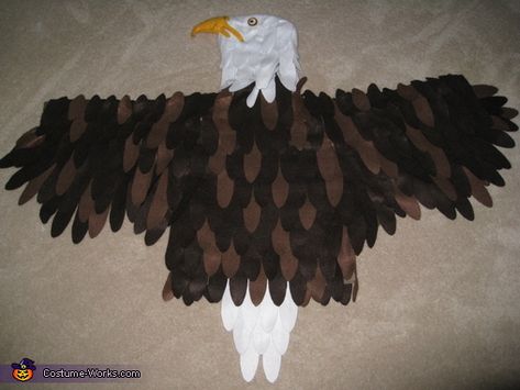 Bald Eagle Costume, Zombie Couple Costume, Bird Costumes, Eagle Costume, Bird Costume, Homemade Costume, Costume Works, Scouts Crafts, Animal Costumes