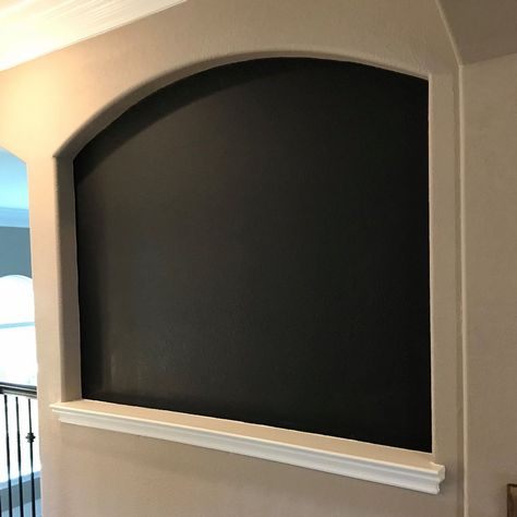 Wall Niche Makeover Recessed Accent Wall Ideas, Large Wall Niche Ideas, Wall Niche Entryway, Art Niche Decorating Ideas, Tv Niche Makeover, Niche Makeover, Arched Niche In Wall, Decorating A Niche In A Wall, Large Wall Niche