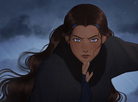 Azula Atla Fanart, Katara Modern Fanart, Azula And Katara, Katara Aesthetic, Katara Fanart, Zuko And Katara, Fender Bender, Water Tribe, Avatar The Last Airbender Art