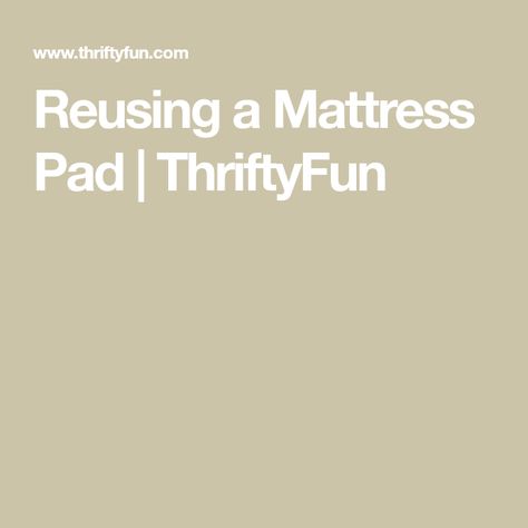 Memory Foam Mattress Repurpose, Diy Mattress Topper, Diy Mattress, Old Hospital, Mattress Pad Cover, Egg Crates, Baby Changing Pad, Bed Pads, Memory Foam Mattress Topper