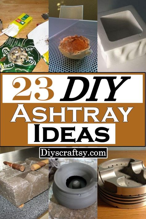 Creative DIY Ashtray Ideas For Outside Diy Hidden Ashtray Outdoor, Diy Outside Ashtray Ideas, Outdoor Ashtray Ideas Patio, Outdoor Ashtray Ideas Patio Diy, Patio Ashtray Ideas, Hidden Ashtray Outdoor, Outdoor Ashtray Diy, Ash Tray Diy Outdoor, Vintage Ashtray Repurpose