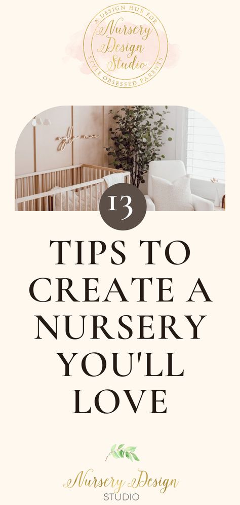 Looking for tips on how to design a nursery? We'll share 13 tips to create a nursery you'll love. When it comes to nursery design, it's all about creating the perfect balance between style and function. A well designed nursery will be safe, practical, beautiful and a peaceful oasis. How To Design A Nursery, Transitional Nursery Ideas, Nursery Floor Plan, Transitional Nursery, Safe Nursery, Nursery Color Palette, Infant Nursery, Nursery Paint Colors, Shared Nursery