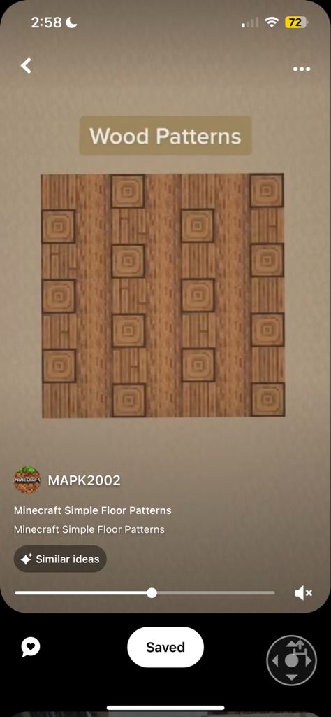 Flooring Ideas In Minecraft, Cool Floor Designs Minecraft, Minecraft Houses Flooring, Minecraft Dark Oak Wall Designs, Minecraft Stripped Wood Floor, Minecraft Wall And Floor Ideas, Minecraft Library Ideas Aesthetic, Minecraft Floor And Wall Combos, Minecraft Upstairs Ideas