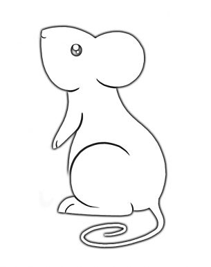 Mouse Activities Template Mouse Template, Maus Illustration, Mouse Paint, Mouse Tattoos, Mouse Drawing, Animal Templates, Funny Mouse, Mouse Crafts, Applique Templates