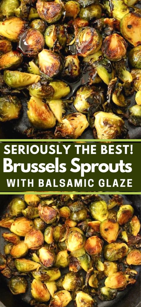 Balsamic Glaze Brussel Sprouts, Best Brussels Sprouts, Brussel Sprouts Recipes Easy, Balsamic Brussel Sprouts, Balsamic Glaze Recipes, Brussel Sprout Recipes Roasted, Sprouts Recipe, Dry Leaves, Roasted Brussel