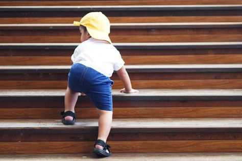 4 min read Ah, the wonderful world of toddlerhood! It’s a time filled with boundless energy, endless curiosity, and a whole lot of climbing. And when it comes to climbing, one of the most exciting (and sometimes terrifying) challenges for toddlers is tackling a staircase. So, when do toddlers start climbing stairs with confidence? And how can you […] The post When Do Toddlers Start Climbing Stairs? appeared first on Being The Parent. How To Draw Stairs, Climbing Stairs, Toddler Climbing, Kids Climbing, Stair Climbing, Wood Stairs, Kids Running, Leg Muscles, Gross Motor Skills