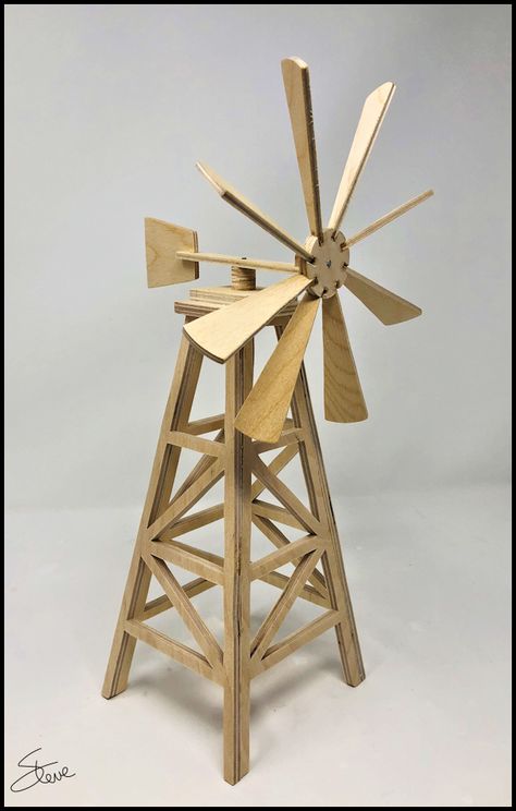 Windmill Model, Diy Windmill, Windmill Diy, Windmill Pattern, Butterfly Line Art, Flamingo Garden, Popsicle Stick Crafts, Woodworking Plan, Vintage Farmhouse