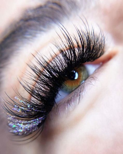 #ilevellab Glitter Eyelashes Extensions, Eyelash Extensions Glitter, Sparkle Lash Extensions, Glitter Lashes Extensions, Eyelash Extensions With Glitter, Lash Extensions With Glitter, Lash Extensions Glitter, Eyelash Extensions Pictures, Lashes With Glitter