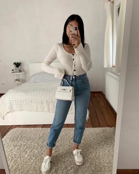 Thanyaw Outfits, Kleidung Diy, Trendy Fall Outfits, Modieuze Outfits, Causual Outfits, Elegantes Outfit, Fashion Weeks, Casual Winter Outfits, Your Outfit