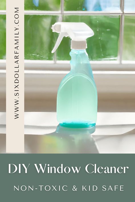 Say goodbye to streaks and smudges with this easy DIY window cleaner recipe! Achieve crystal-clear windows in no time! Window Cleaner Streak Free, Diy Window Cleaner, Window Cleaner Recipes, Window Cleaner Homemade, Streak Free Windows, Homesteading Life, Window Cleaning Solutions, Homemade Cleaner, Homemade Cleaning Supplies