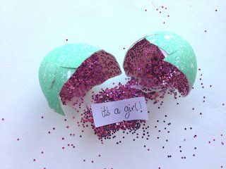 Pin for Later: 13 Pinterest-Worthy Gender Reveal Ideas Glitter Egg Revealing close to Easter? These sparkly eggs from A Homemaker's Journey are a festive way to share the news. Source: A Homemaker's Journey Dinosaur Gender Reveal, Glitter Gender Reveal, Themed Gender Reveal, Reveal Party Ideas, Gender Reveal Party Ideas, Gender Announcements, Gender Reveal Ideas, Baby Gender Reveal, Wishes For Baby