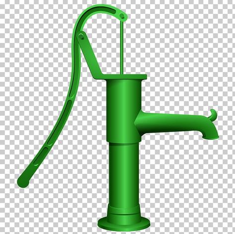 Hand Pump Well, Centrifugal Pump, Well Pump, Submersible Pump, Green Hand, Cartoon Background, Water Well, Hand Pump, Grass Green