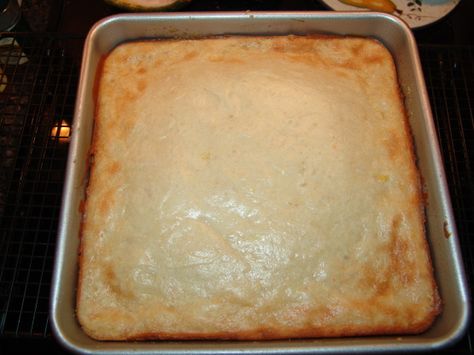 Mrs. Knobbes Gooey Butter Cake Recipe - Food.com Lemon Cake Bars, Lemon Angel Food Cake, Chocolate Cake Mix Recipes, Milk Chocolate Fudge, Sweetened Condensed Milk Recipes, Box Cake Recipes, Cake Bars Recipe, Ooey Gooey Butter Cake, Cheesecake Pops