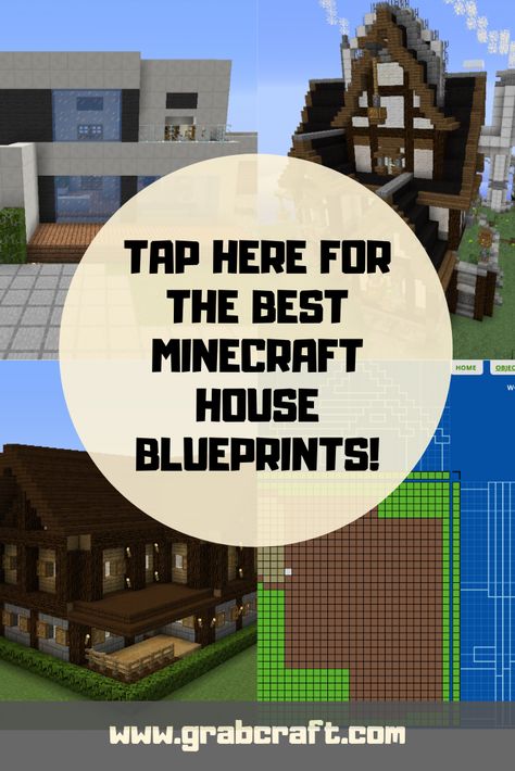 The best Minecraft house blueprints. From small survival houses to huge modern mansions, you’ll be amazed by what you could create in Minecraft. Let’s build together! Mc House Blueprints, Really Cool Minecraft Houses, Minecraft Houses Survival Blueprints, Minecraft Building Blueprints Layout, Blueprint Minecraft House, Big Minecraft Houses Blueprints, Minecraft Mansion Blueprints Floor Plans, Minecraft Building Ideas House Blueprints Easy, Minecraft Builds Step By Step