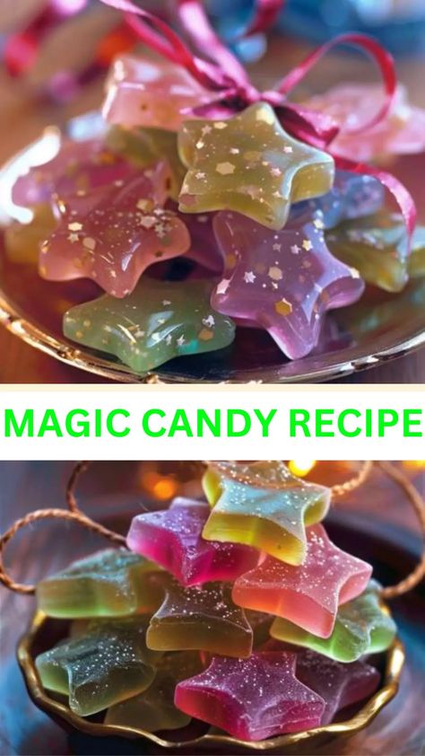 Experience the enchantment of Magic Candy. A delightful confectionery that dazzles with every bite, perfect for adding a touch of wonder to any occasion. Halloween Treats Homemade, Homemade Lollies, Magic Candy, Home Made Candy, Christmas Candy Easy, Hard Candy Recipes, Candy Dots, Candied Pineapple, Easy Candy Recipes