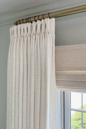 Bedroom Curtain Ideas Master, Office Curtains, Luxury Hotel Bedroom, Pinch Pleat Draperies, Neutral Curtains, Measuring Curtains, Pleated Drapery, Curtain Headings, Pleated Drapes