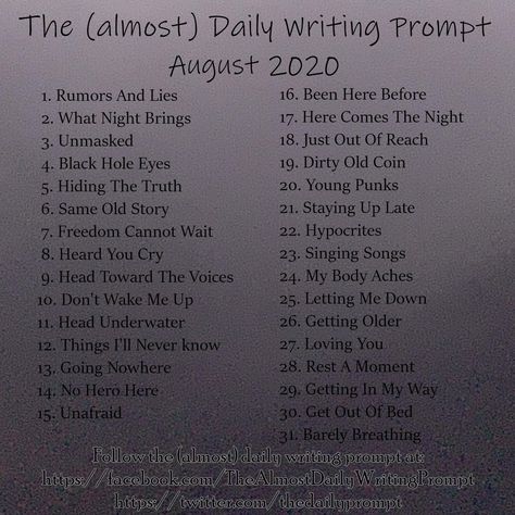 Lyrics That Can Be Used For Prompts, Poem Topics Ideas Poetry, Daily Writing Prompts Writers Notebook, Song Lyric Writing Prompts, Songwriting Topics, August Poetry Prompts, The Almost Daily Writing Prompts, Lyric Writing Tips, Poem Ideas Topics