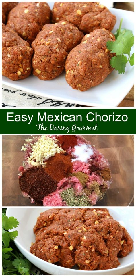 mexican chorizo recipe homemade best easy Breakfast Ideas Mexican, Dehydrated Snacks, Homemade Chorizo, Chorizo Recipe, Homemade Sausage Recipes, Authentic Mexican Recipes, Mexican Chorizo, Sausage Seasoning, Sausage Making