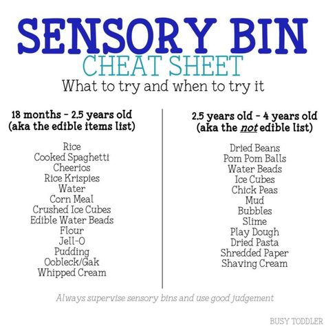 Sensory Fillers, Developmental Activities, Toddler Sensory Bins, Sensory Ideas, Easy Toddler Activities, Toddler Sensory, Teaching Toddlers, Sensory Bottles, Sensory Bin