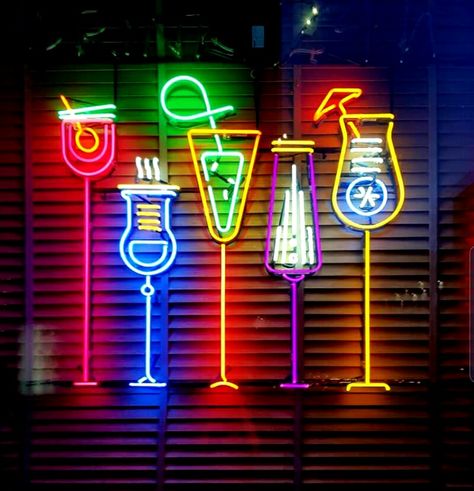 Neon Bar Design, Light Letter, Nightclub Design, Night Bar, Pizza Design, Bar Interior Design, Cafe Shop Design, Light Decoration, Bar Led